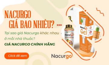 Sản phẩm Nacurgo có giá bao nhiêu tiền?