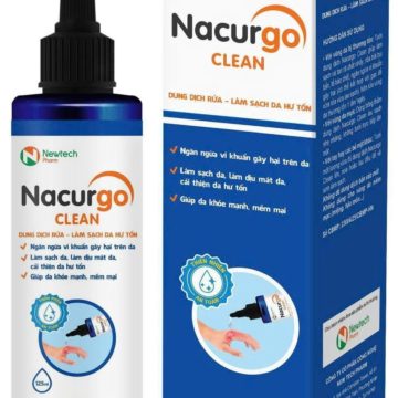 Nacurgo xanh rửa, sát khuẩn tổn thương (125ml)