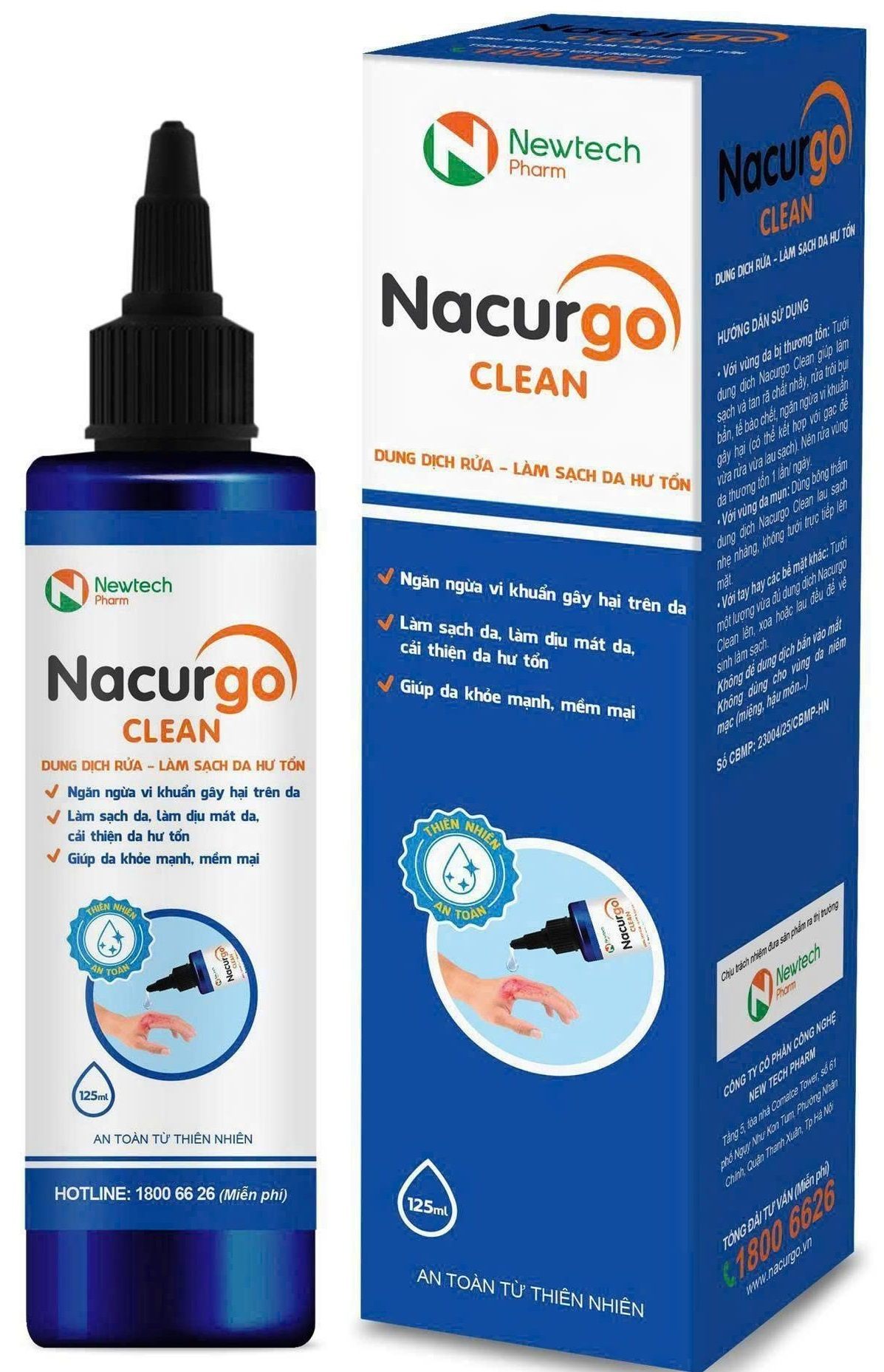 Bao bì Nacurgo xanh cải tiến