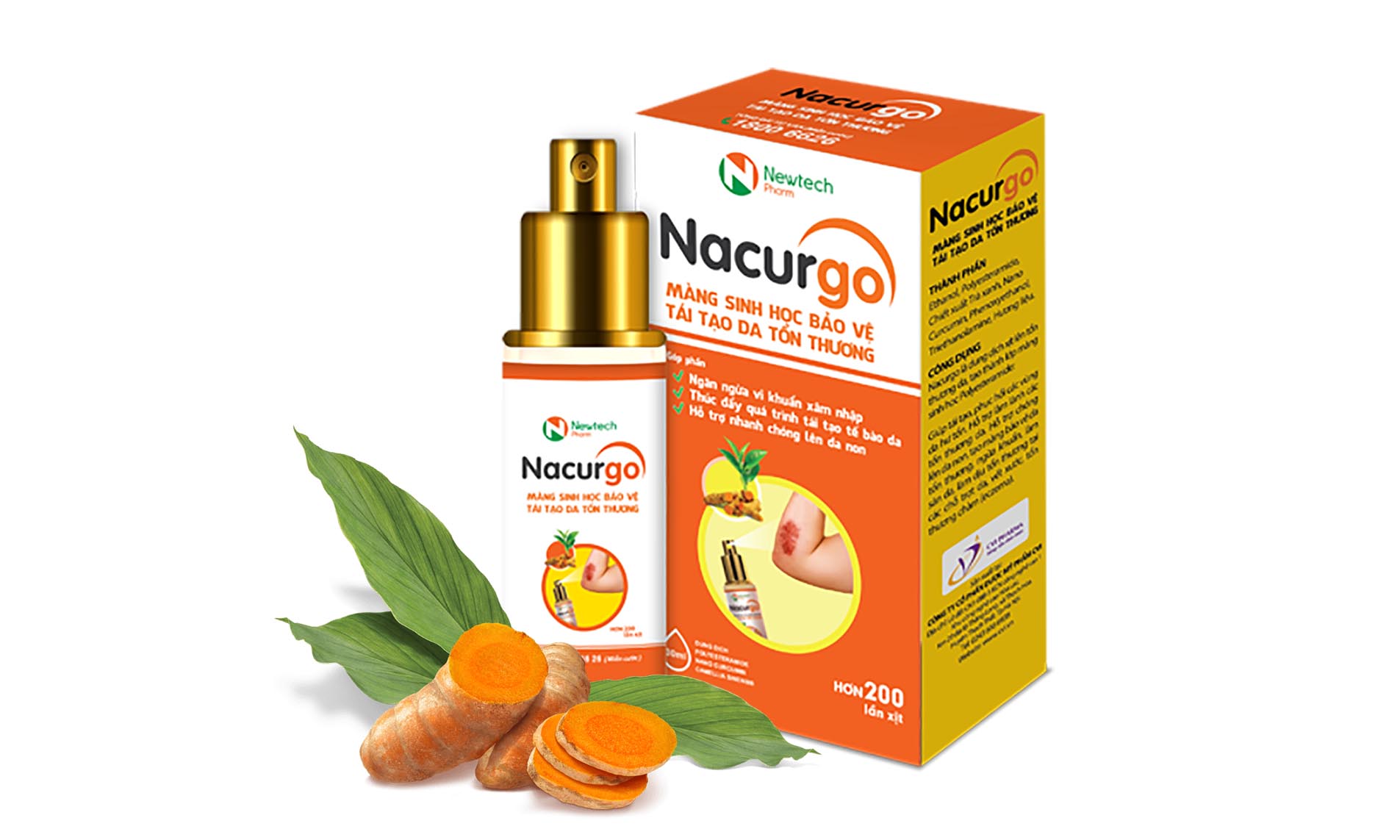 Sử dụng màng sinh học Nacurgo giúp chăm sóc vết trầy nhanh khỏi 1
