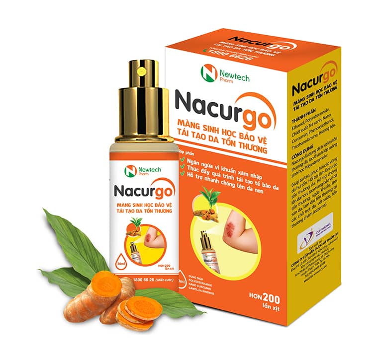 (Nacurgo spray) Nacurgo xịt màng sinh học 30ml chính hãng!