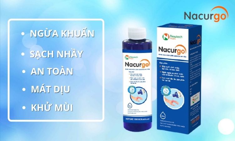 Dung dịch rửa vết thương sau mổ Nacurgo hiệu quả, an toàn! 1