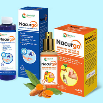 Bộ sản phẩm Nacurgo xanh và Nacurgo màng sinh học: Thành tựu Y học trong chăm sóc, tái tạo tổn thương da nhanh lành, hạn chế sẹo