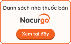 Điểm bán Nacurgo tại các nhà thuốc trên toàn quốc